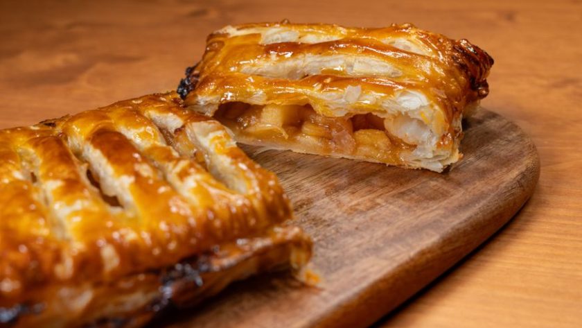 Cheese and Onion Pasty with Flaky Shortcrust That Stays Crisp
