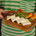 Halloumi and Spring Vegetable Traybake That Stays Crisp